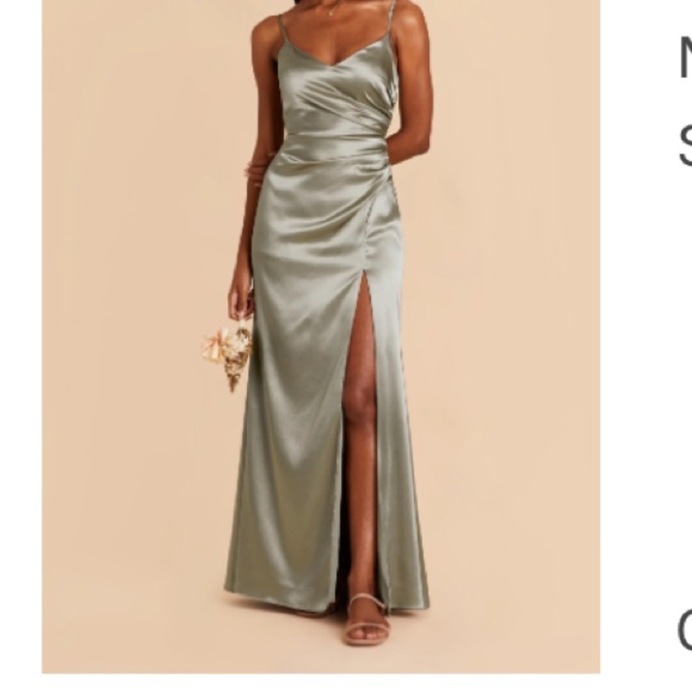 ORIGINAL TAGS- BRIDESMAID DRESS- SIZE MEDIUM- MOSS GREEN